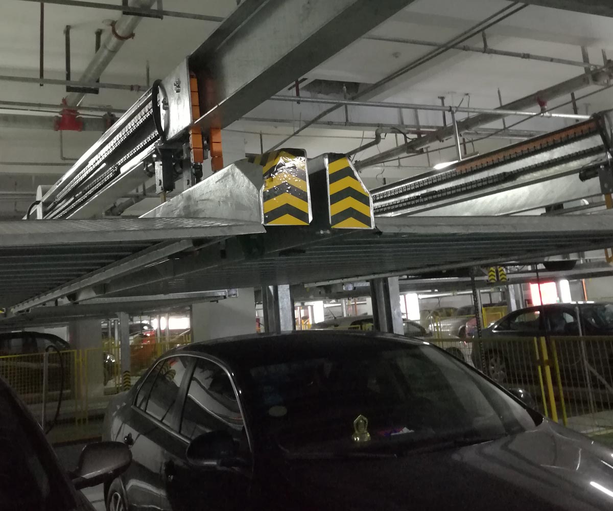兩層升降機械式停車庫